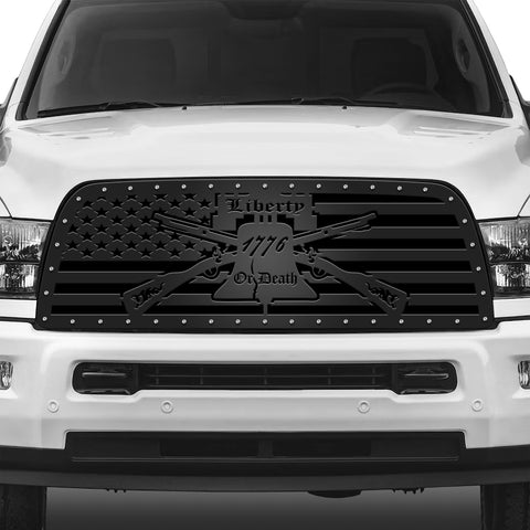 1 Piece Steel Grille for Dodge Ram 2500/3500 2013-2018 - LIBERTY OR DEATH
