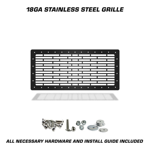 Jeep, Wrangler JK, Grilles, Truck Grilles, Truck, Grille, Grill, 300 Industries, Powder Coat, Aftermarket Accessories