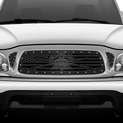 1 Piece Steel Grille for Toyota Tacoma 2001-2004 - LIBERTY OR DEATH