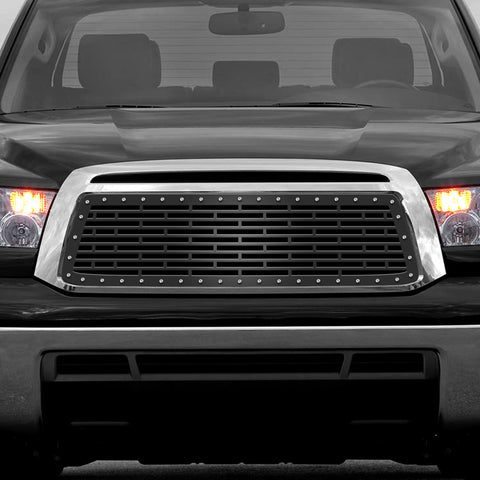 1 Piece Steel Grille for Toyota Tundra 2010-2013 - BRICKS