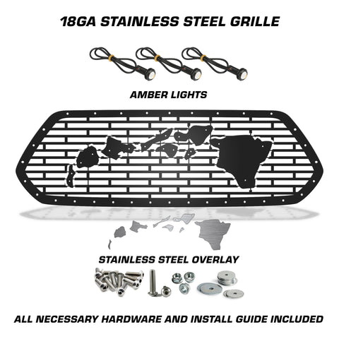 Toyota, Tacoma, Grilles, Truck Grilles, Truck, Grille, Grill, 300 Industries, Powder Coat, Aftermarket Accessories
