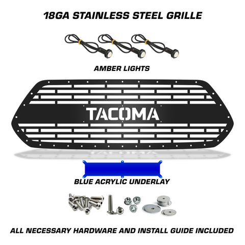 Toyota, Tacoma, Grilles, Truck Grilles, Truck, Grille, Grill, 300 Industries, Powder Coat, Aftermarket Accessories