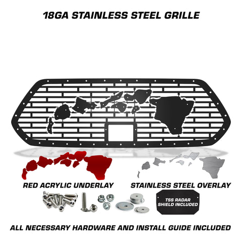 Toyota, Tacoma, Grilles, Truck Grilles, Truck, Grille, Grill, 300 Industries, Powder Coat, Aftermarket Accessories