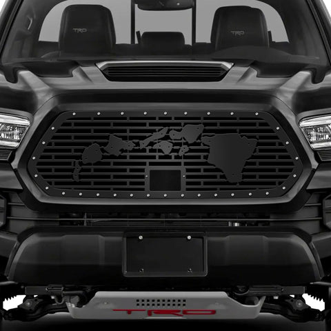 1 Piece Steel Pro Style Grille for Toyota Tacoma 2018-2023 - HAWAII