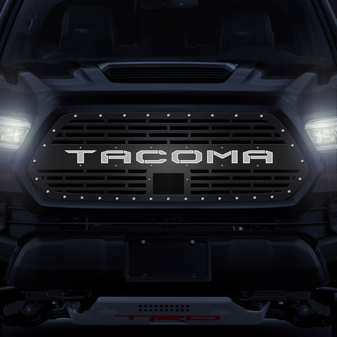 1 Piece LED X-Lite Steel Pro Style Grille for Toyota Tacoma 2018-2023 - TACOMA V2