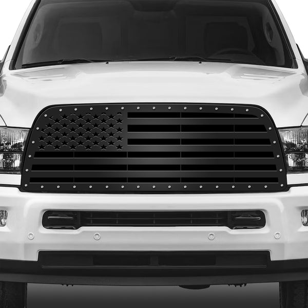 thumbnail image 2 of Chrome Front Bumper Grille For 2013-2018 Dodge Ram 2500 3500 HD – Laramie Style – Direct Fit 2 of 2