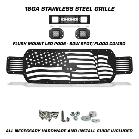 Ford, Raptor, SVT, Grilles, Truck Grilles, Truck, Grille, Grill, 300 Industries, Powder Coat, Aftermarket Accessories