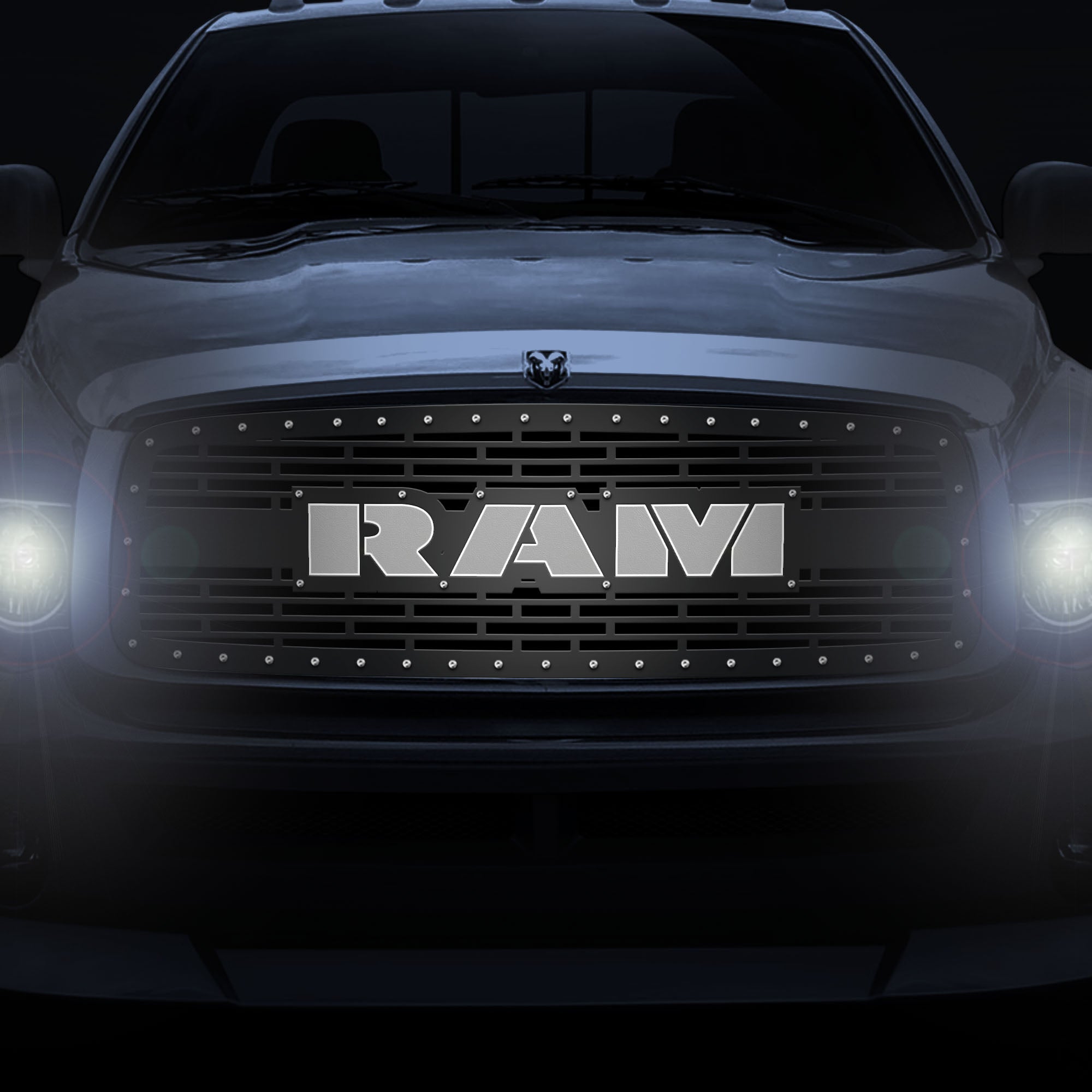 Dodge, RAM, 2500, 3500, Grilles, Truck Grilles, Truck, Grille, Grill, 300 Industries, Powder Coat, Aftermarket Accessories