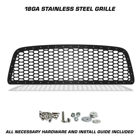 Dodge, RAM, 1500, 2500, 3500, Grilles, Truck Grilles, Truck, Grille, Grill, 300 Industries, Powder Coat, Aftermarket Accessories