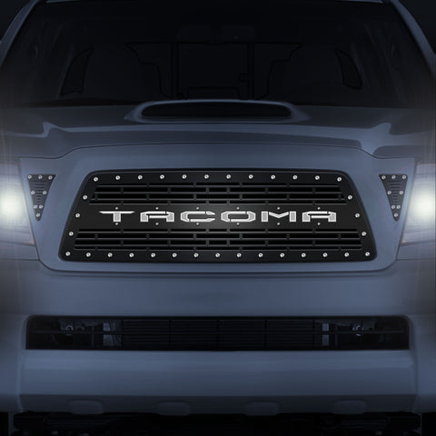 3 Piece LED X-Lite Steel Grille for Toyota Tacoma 2005-2011