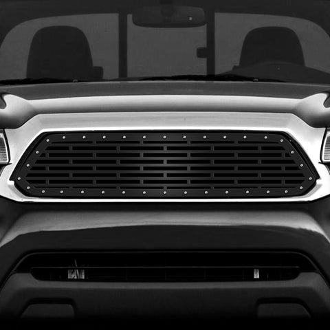 1 Piece Steel Grille for Toyota Tacoma 2012-2015 - BRICKS