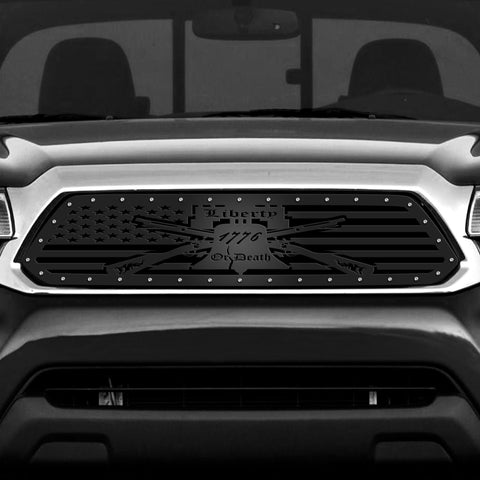 1 Piece Steel Grille for Toyota Tacoma 2012-2015 - LIBERTY OR DEATH