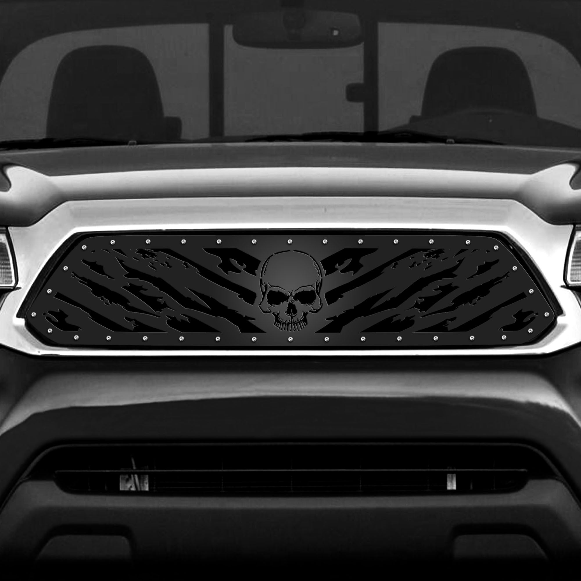 Toyota, Tacoma, Grilles, Truck Grilles, Truck, Grille, Grill, 300 Industries, Powder Coat, Aftermarket Accessories