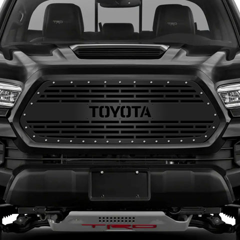 1 Piece Steel Grille for Toyota Tacoma 2016-2017 - TOYOTA V2 (RTS)