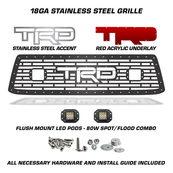 Toyota, Tundra, Grilles, Truck Grilles, Truck, Grille, Grill, 300 Industries, Powder Coat, Aftermarket Accessories