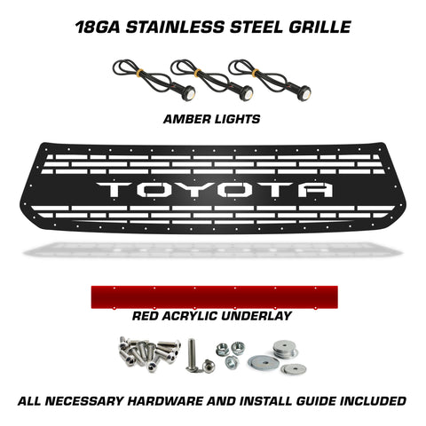 Toyota, Tundra, Grilles, Truck Grilles, Truck, Grille, Grill, 300 Industries, Powder Coat, Aftermarket Accessories