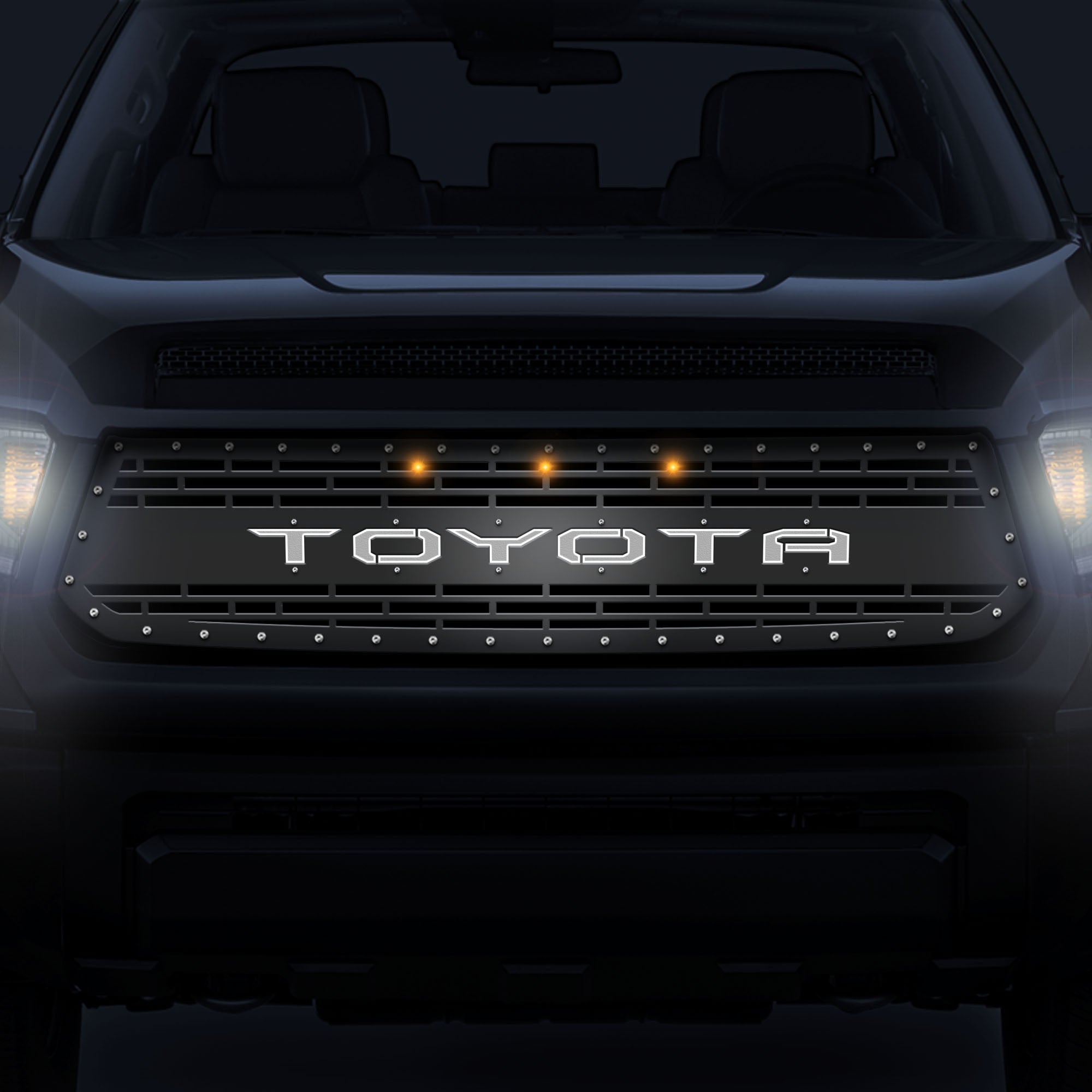 Toyota, Tundra, Grilles, Truck Grilles, Truck, Grille, Grill, 300 Industries, Powder Coat, Aftermarket Accessories