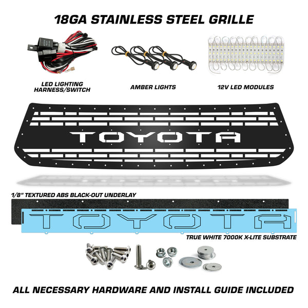 Toyota, Tundra, Grilles, Truck Grilles, Truck, Grille, Grill, 300 Industries, Powder Coat, Aftermarket Accessories