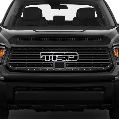 1 Piece Steel Grille for Toyota Tundra 2018-2021  Sport - TRD w/ SS ACCENT