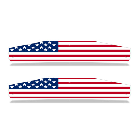 Universal Mud Flap Weights-Stars and Stripes Straight