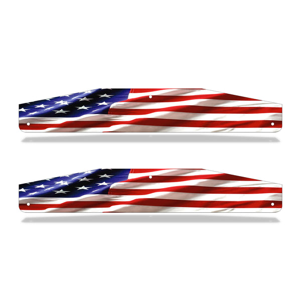 Universal Mud Flap Weights-Stars and Stripes Waving