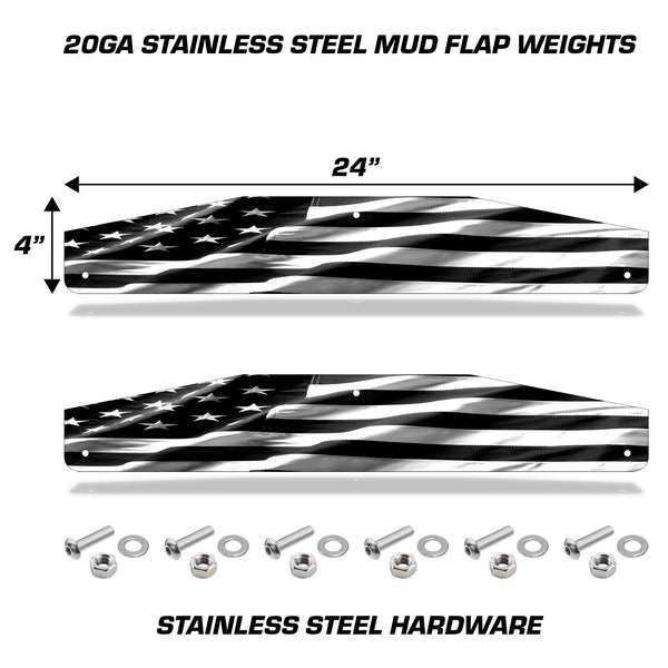 Universal Mud Flap Weights-Subdued Flag