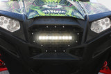 1 Piece Steel Grille for Polaris RZR 800/900 2011-2014 - BRICKS WITH LED LIGHT BAR