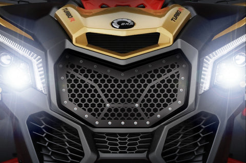 1 Piece Steel Grille CanAm Maverick X3 - HEX