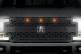 1 Piece Steel Grille for Ford SuperDuty F250/F350 2017-2019 | Spartan W/ underlay and Amber LEDs