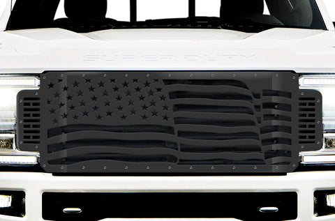 1 Piece Steel Grille for Ford SuperDuty F250/F350 2017-2019 | AMERICA - WAVE