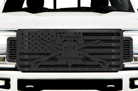 1 Piece Steel Grille for Ford SuperDuty F250/F350 2017-2019 | LIBERTY OR DEATH