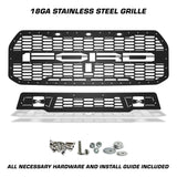 Ford, Raptor, SVT, Grilles, Truck Grilles, Truck, Grille, Grill, 300 Industries, Powder Coat, Aftermarket Accessories