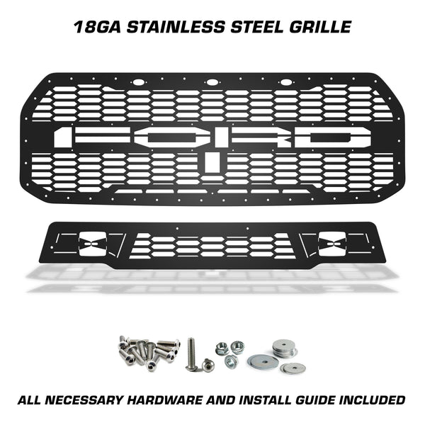 Ford, Raptor, SVT, Grilles, Truck Grilles, Truck, Grille, Grill, 300 Industries, Powder Coat, Aftermarket Accessories