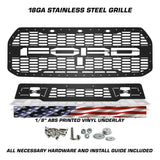 Ford, Raptor, SVT, Grilles, Truck Grilles, Truck, Grille, Grill, 300 Industries, Powder Coat, Aftermarket Accessories