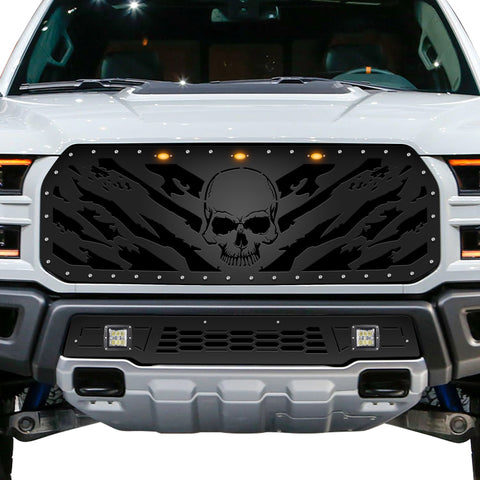 1 Piece Steel Grille for Ford Raptor SVT 2017-2020 - NIGHTMARE