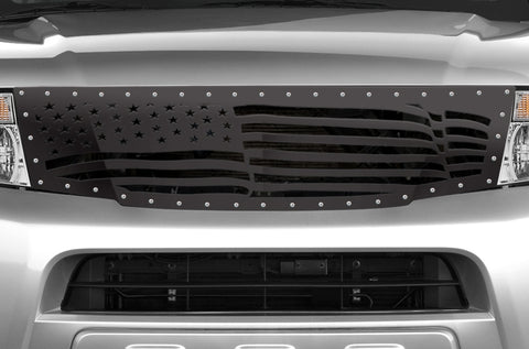 1 Piece Steel Grille for Nissan Pathfinder 2008-2011 - AMERICAN FLAG