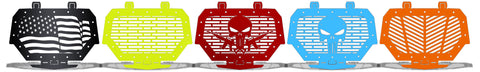 1 Piece Steel Grille for Polaris RZR 1000 2014-2018 "AMERICA" in Red (RTS)