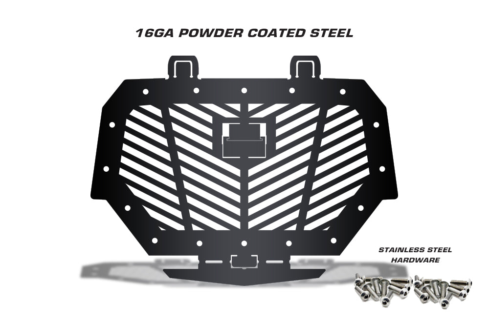 1 Piece Steel Grille for Polaris RZR 1000XP Ride Command 2017-2018 - V
