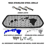 Toyota, Tacoma, Grilles, Truck Grilles, Truck, Grille, Grill, 300 Industries, Powder Coat, Aftermarket Accessories