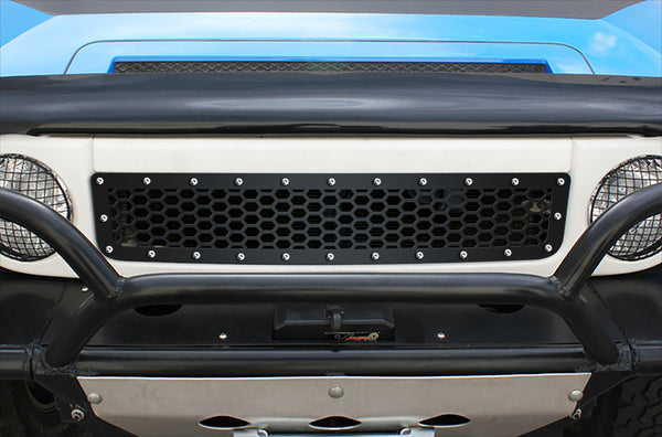 1 Piece Steel Grille for Toyota FJ Cruiser 2007-2014 -HEX