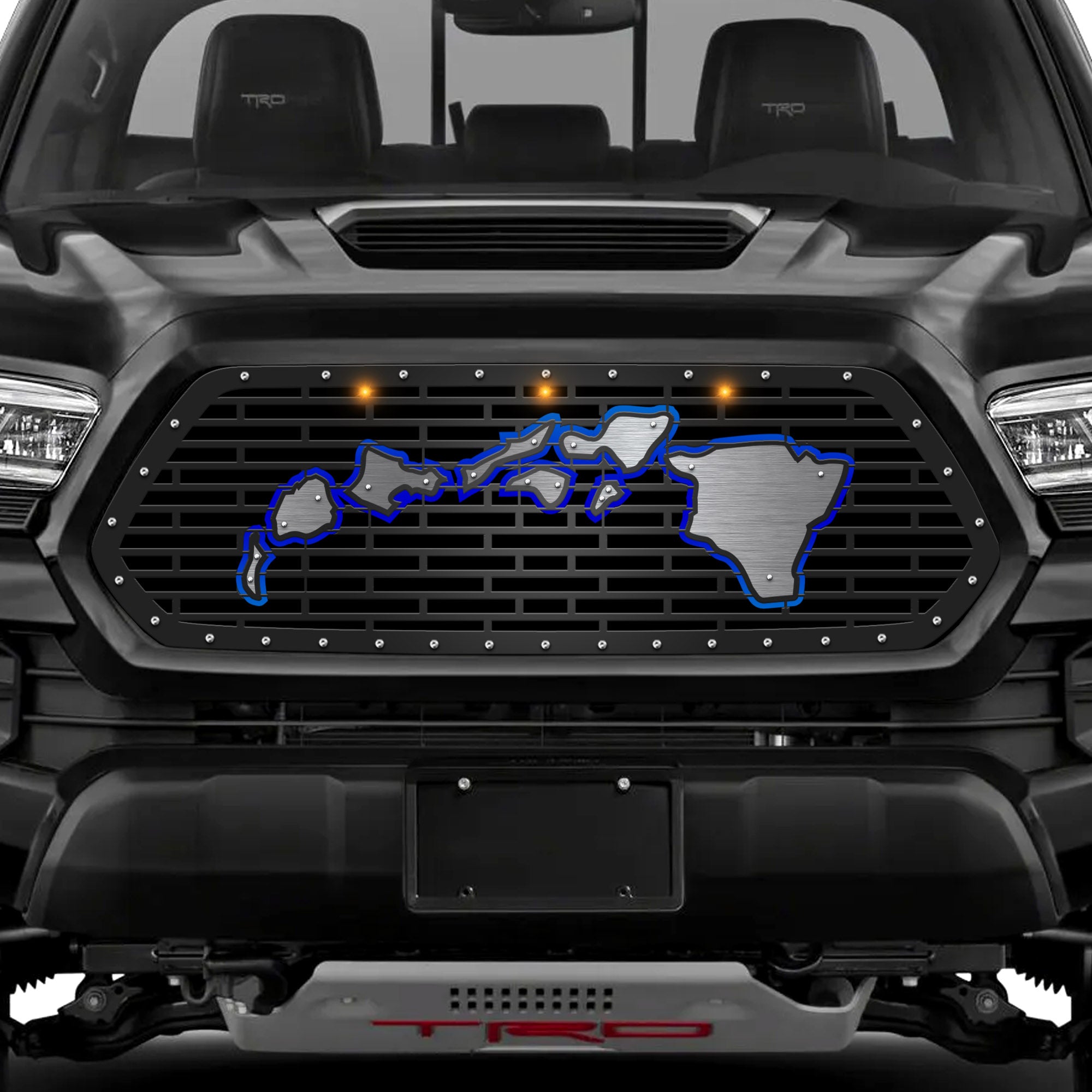 Toyota, Tacoma, Grilles, Truck Grilles, Truck, Grille, Grill, 300 Industries, Powder Coat, Aftermarket Accessories