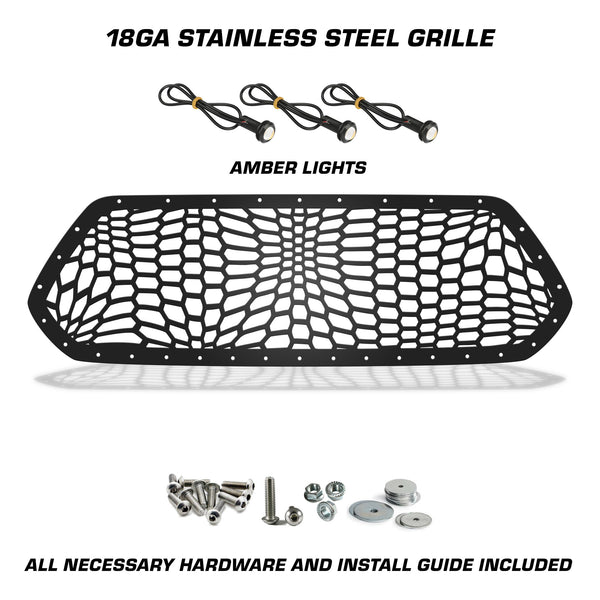 Toyota, Tacoma, Grilles, Truck Grilles, Truck, Grille, Grill, 300 Industries, Powder Coat, Aftermarket Accessories