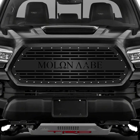 1 Piece Steel Grille for Toyota Tacoma 2016-2017 - MOLON LABE
