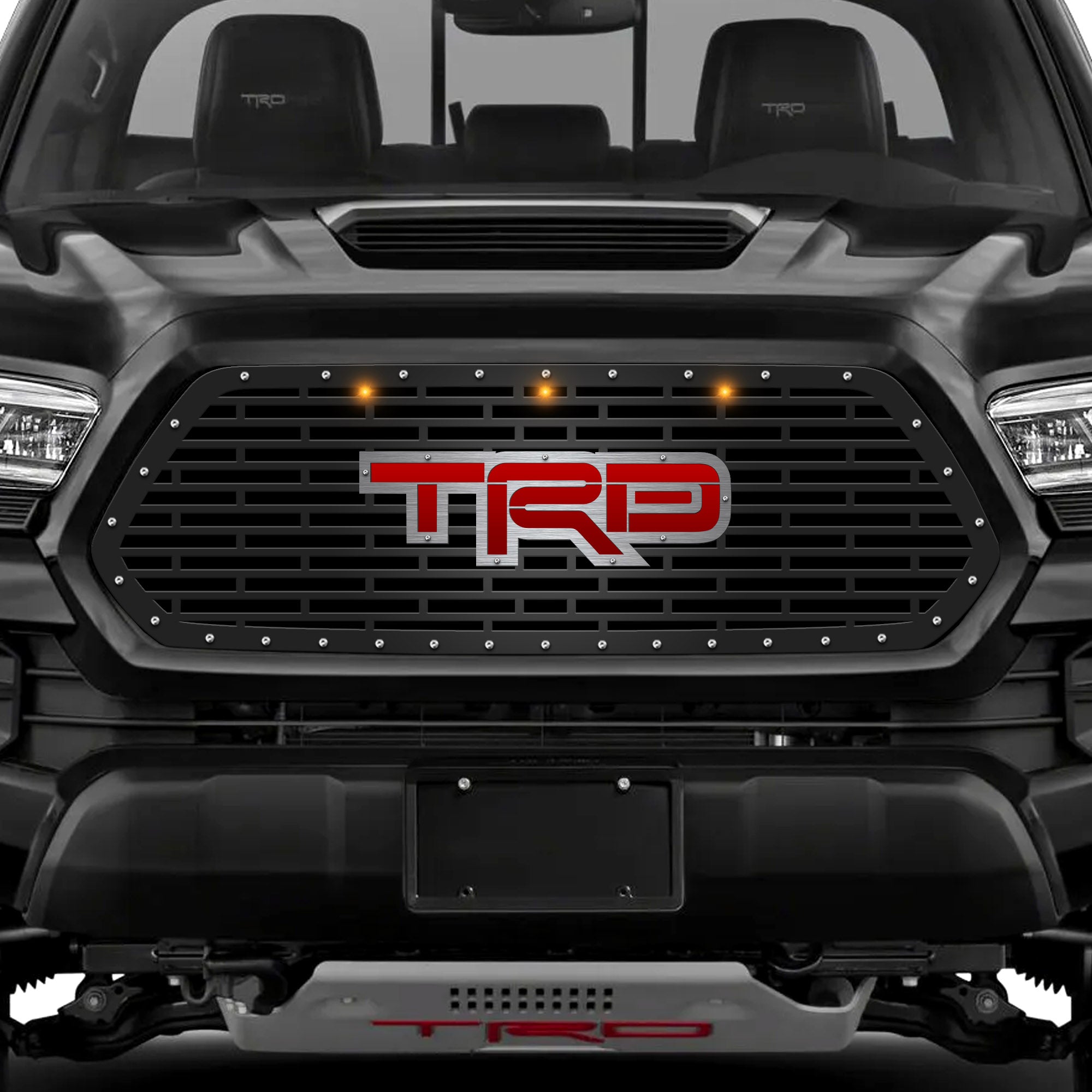 Toyota, Tacoma, Grilles, Truck Grilles, Truck, Grille, Grill, 300 Industries, Powder Coat, Aftermarket Accessories