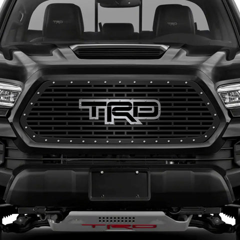 1 Piece Steel Grille for Toyota Tacoma 2016-2017 - TRD w/ SS Accent