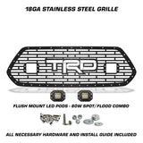 Toyota, Tacoma, Grilles, Truck Grilles, Truck, Grille, Grill, 300 Industries, Powder Coat, Aftermarket Accessories