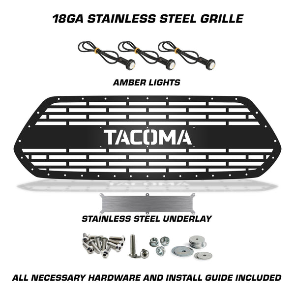 Toyota, Tacoma, Grilles, Truck Grilles, Truck, Grille, Grill, 300 Industries, Powder Coat, Aftermarket Accessories