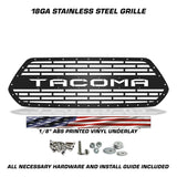 Toyota, Tacoma, Grilles, Truck Grilles, Truck, Grille, Grill, 300 Industries, Powder Coat, Aftermarket Accessories