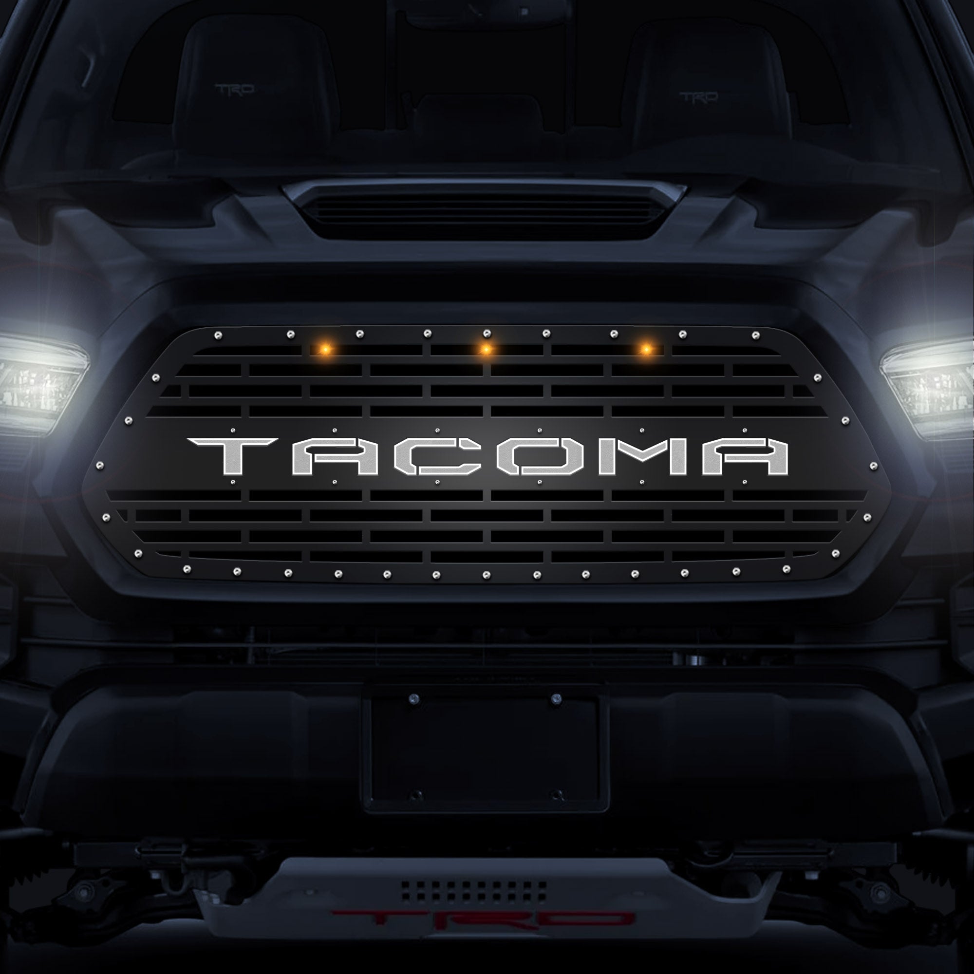 Toyota, Tacoma, Grilles, Truck Grilles, Truck, Grille, Grill, 300 Industries, Powder Coat, Aftermarket Accessories