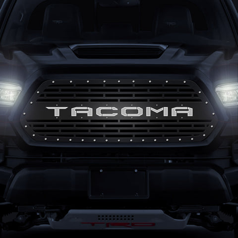 1 Piece LED X-Lite Steel Grille for Toyota Tacoma 2016-2017 - TACOMA V2